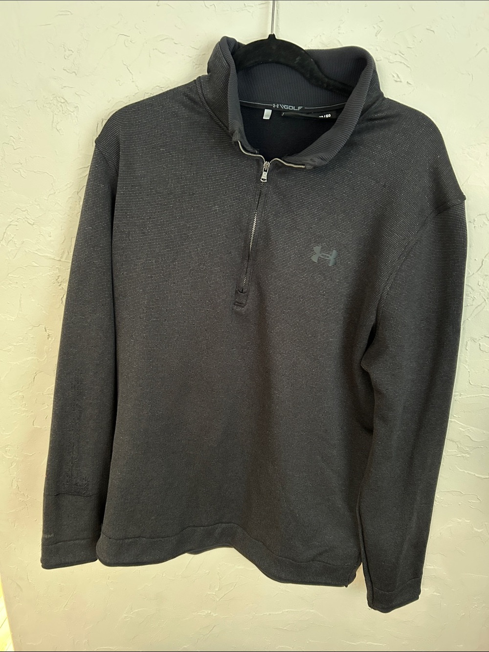Under Armour Dark Charcoal Quarter-Zip Pullover